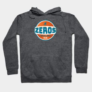 ZEROS Malibu CA: California Surf Breaks Hoodie